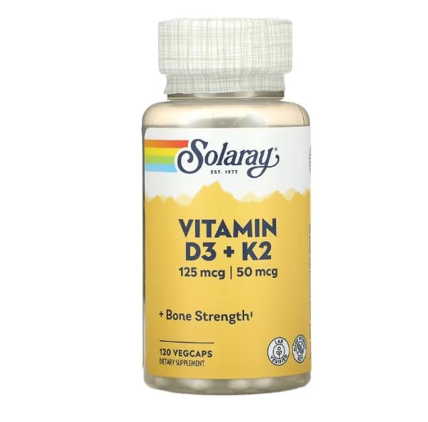 維生素D3-2023維他命D的好處功效推薦什麼時候吃?兒童攝取量?副作用 19 維生素D3-2023推薦:Solaray, 維生素 D3 + K2