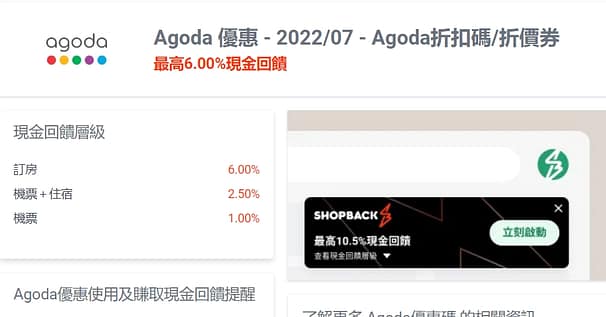 2023訂房優惠-國內外住宿信用卡優惠碼booking、agoda 12 Agoda折扣碼-現金回饋