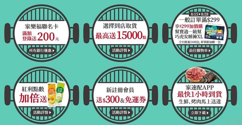 家樂福折扣碼-2022年11月最新「DM、優惠券、買一送一優惠代碼、隱藏版促銷目錄」 40 家樂福折扣碼-【夏日食光】